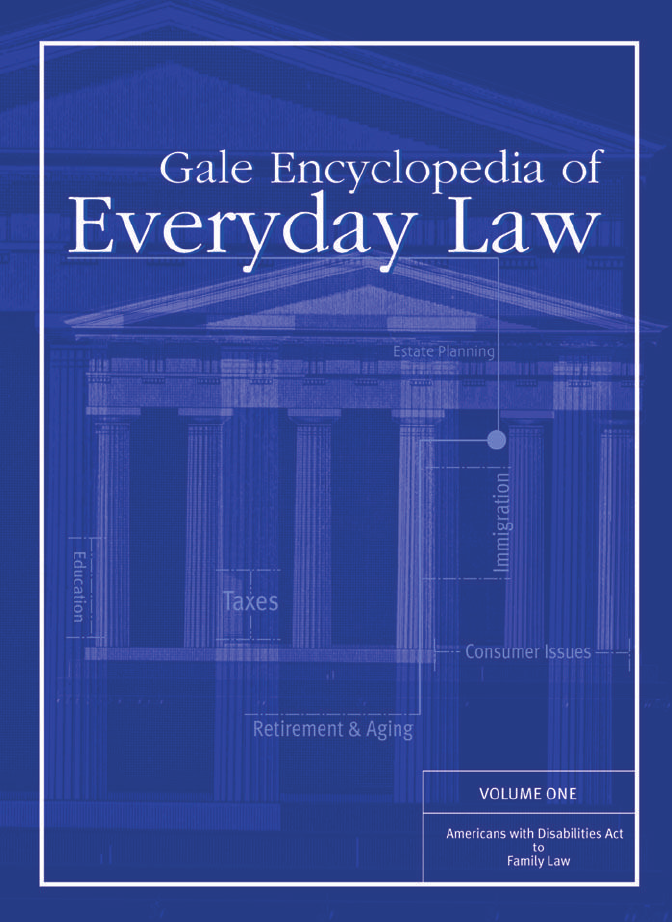 Gale Encyclopedia Of Everyday Law