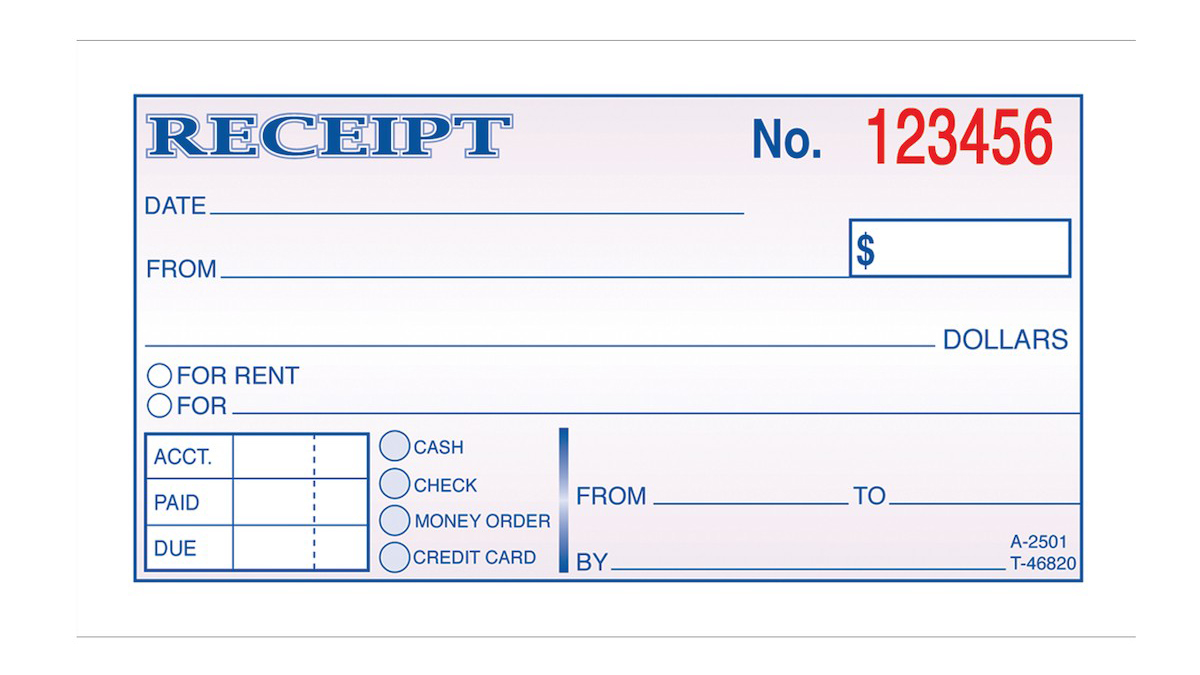 Rent Payment Receipt